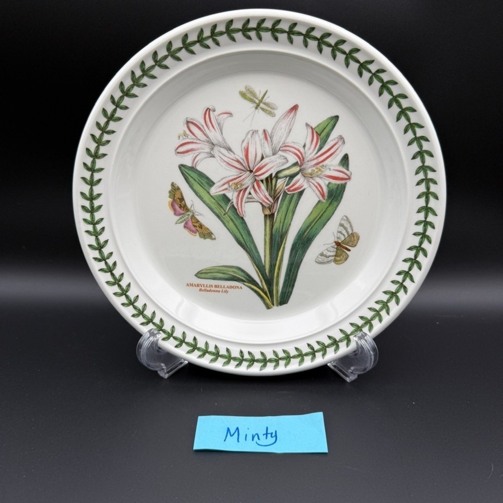 Portmeirion Botanic Garden Salad Plate 8.5" Hyacinth Blue Floral Cottage